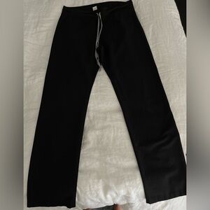 FIGS Black Livingston Scrub Pants